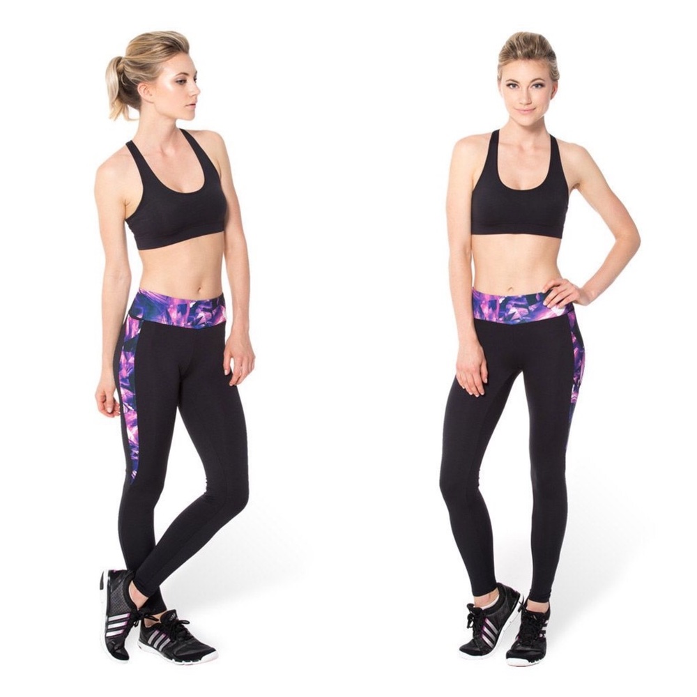 Blackmilk Purple Ninja Spikes Pants Leggings